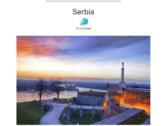Србија број 1 у Европи за 2019. годину (фото: travellemming.com) - 