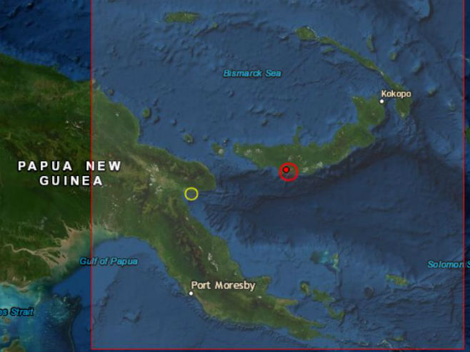 Земљотрес на Папуа Новој Гвинеји (Фото: EMSC) - 