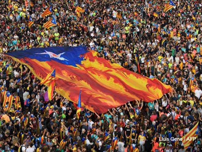 Протести у Барселони - Фото: AFP