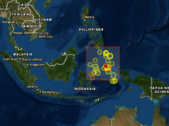 Земљотрес на Молучким острвима (Фото: EMSC) - 