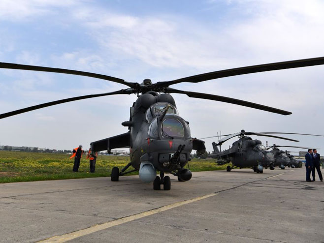 Хеликоптери Ми-35М слетјели у Београд (фото: Министарство одбране Србије) - 