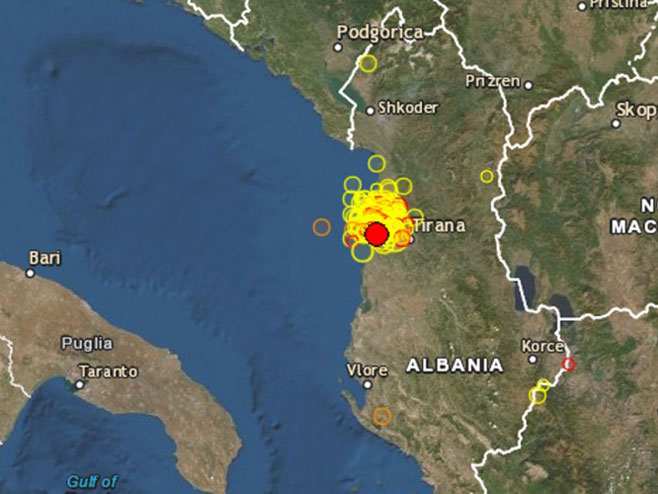Албанију погодио нови земљотрес - Фото: Screenshot