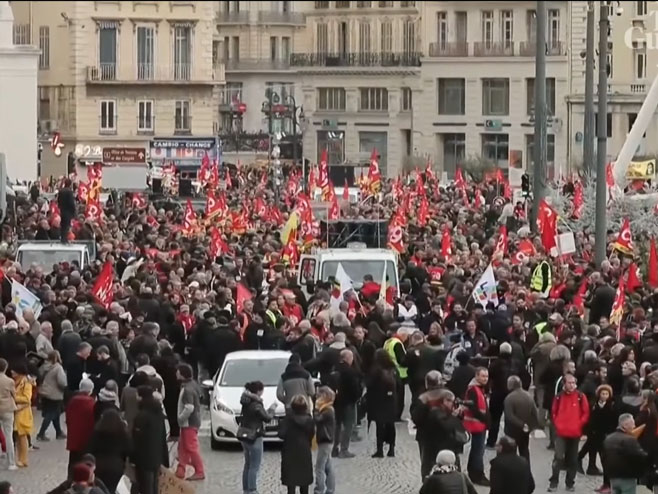 Штрајк у Француској - Фото: Screenshot/YouTube