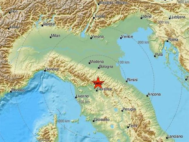 Земљотрес погодио околину Фиренце - 