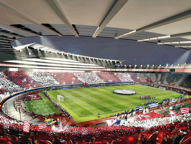 Нови стадион Црвене звезде (фото:IES/CREW) - 