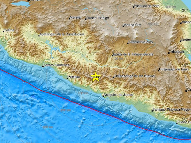 Земљотрес у Мексику (Фото: EMSC) - 