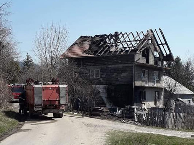 Изгорјела кућа у Кнежеву - 