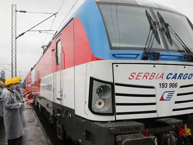 Воз из Вухана стигао у Србију, Фото: Tanjug / SLOBODAN MILJEVIC - 