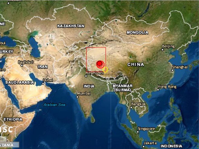 Земљотрес у Кини - Фото: Screenshot