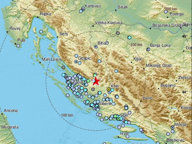 Земљотрес Хрватска (фото: ЕМСЦ) - 