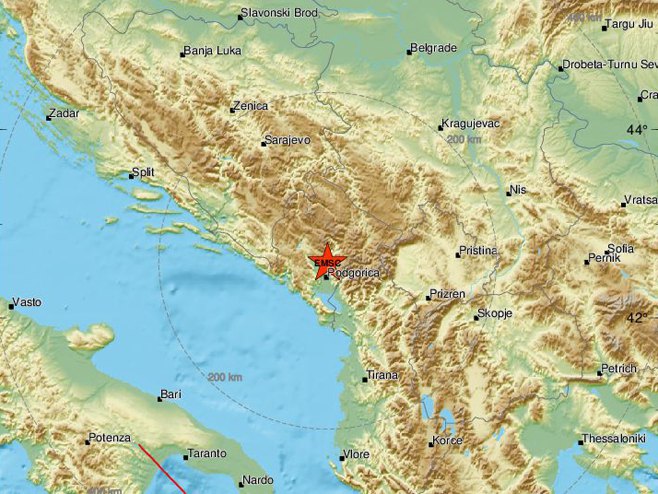 Земљотрес - Црна Гора (Фото: ЕМСЦ) - 