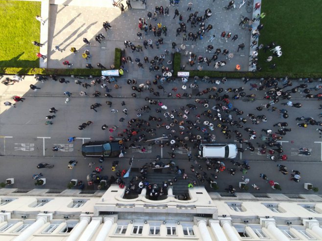 Протести у Бањалуци - Фото: РТРС