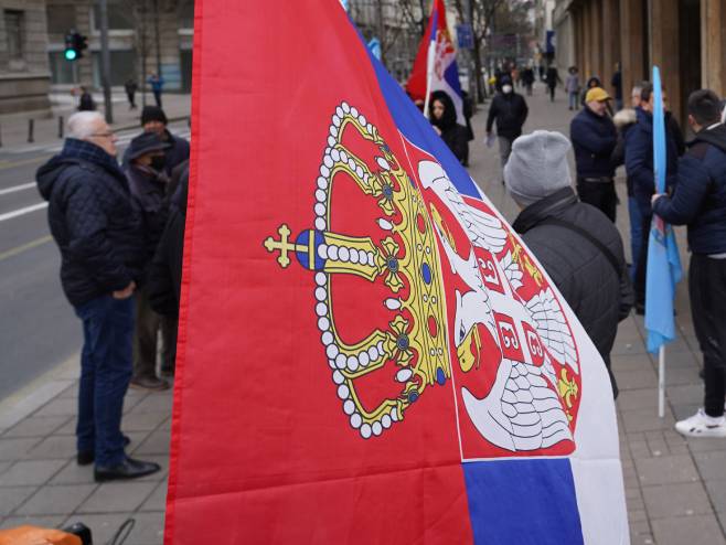 Застава Србије (Фото: Драган Кујунџић) - Фото: ТАНЈУГ