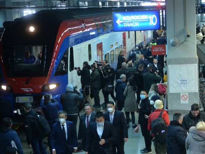 Dionica pruge Beograd - Novi Sad u okviru međunarodne brze pruge Beograd - Budimpešta (Foto: TANJUG/ ZORAN ZESTIC/ nr) 