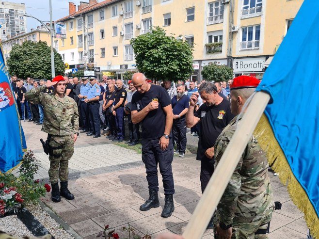 Добој: Формирање Петог одреда Специјалне полиције - обиљежавање - Фото: СРНА