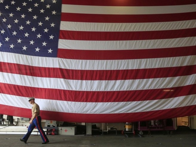 Америчка застава (Фото:EPA-EFE/RICARDO MALDONADO ROZO) - 