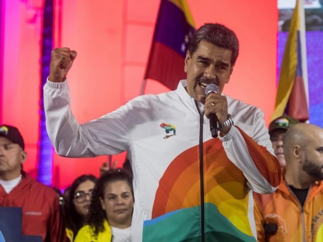 Николас Мадуро након одржаног референдума (Фото: EPA-EFE/Miguel Gutierrez) - 