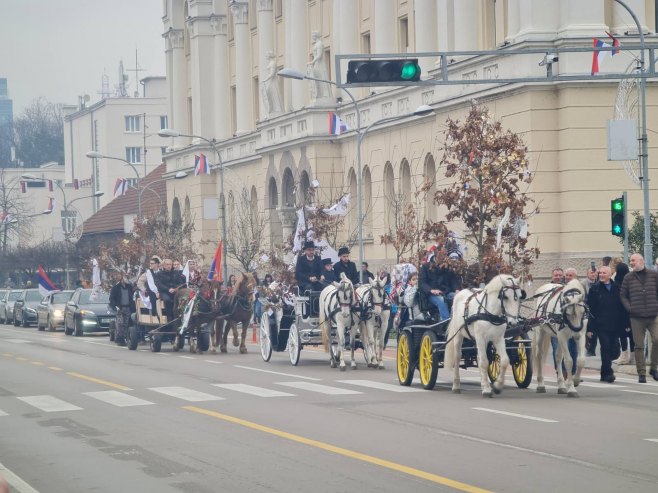 Обиљежавање Бадњег дана у Бањалуци - Фото: РТРС