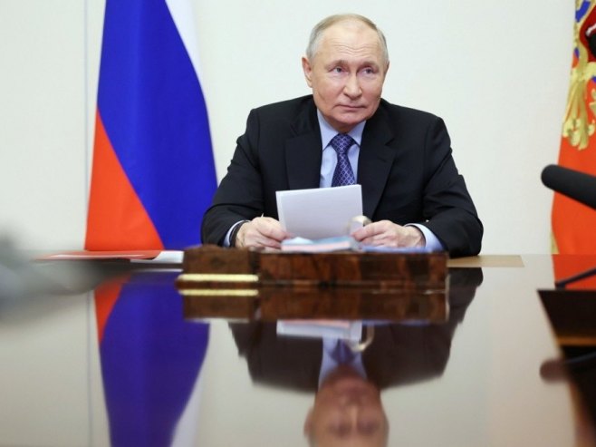 Владимир Путин  (Фото:EPA-EFE/ALEXANDER KAZAKOV/SPUTNIK/KREMLIN POOL MANDATORY CREDIT) - 