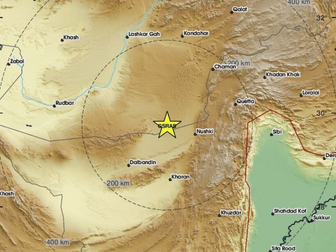 Земљотрес јачине 5,5 степени погодио Пакистан