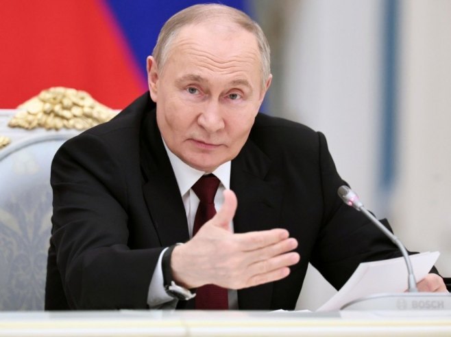 Владимир Путин (Фото: EPA-EFE/SOFIA SANDURSKAYA/SPUTNIK/KREMLIN POOL) - 