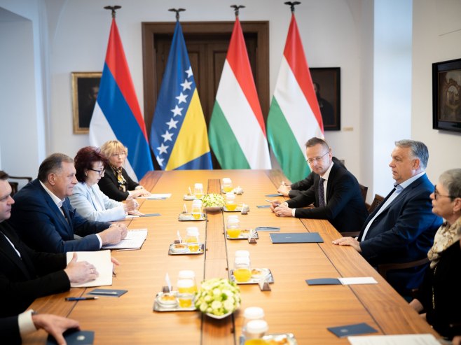 Dodik i orban - sastanak (Foto: RTRS)