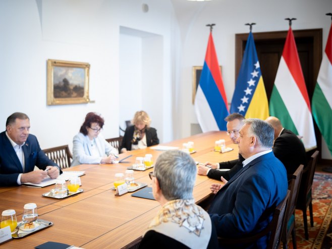 Додик и Орбан - састанак (Фото: РТРС)