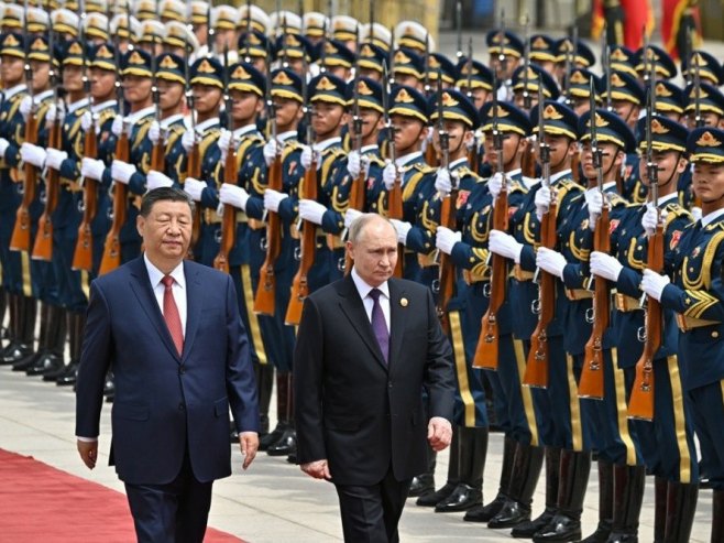 Владимир Путин и Си Ђинпинг (Фото: EPA-EFE/SERGEY BOBYLEV / SPUTNIK / KREMLIN POOL MANDATORY CREDIT) 