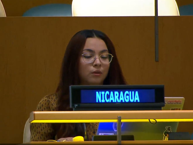 Представник Никарагве (Фото: webtv.un.org/screenshot) - 