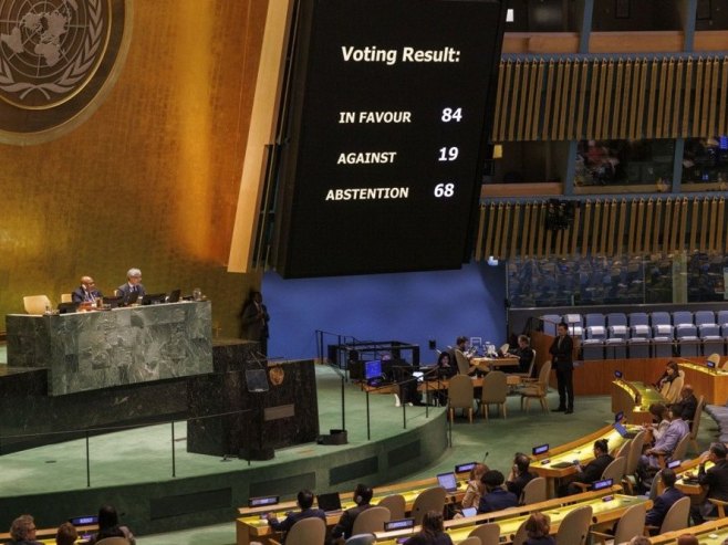 Сједница Генералне скупштине УН (Фото: EPA/SARAH YENESEL) - 
