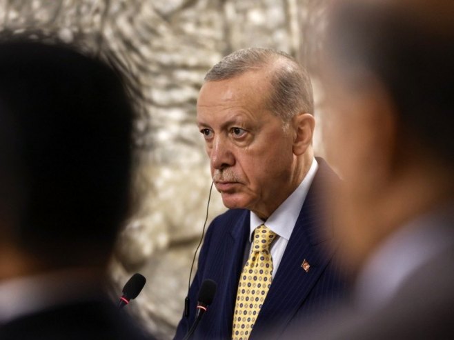 Реџеп Тајип Ердоган (Фото: EPA-EFE/Thaier Al-Sudani/POOL) - 