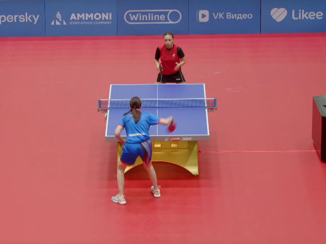 Стони тенис - Српска и Азербејџан (Фото: vk.com/Screenshot) - 