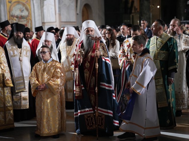 Патријарх Порфирије: Данас је дан спасења, славе и радости (ФОТО/ВИДЕО)