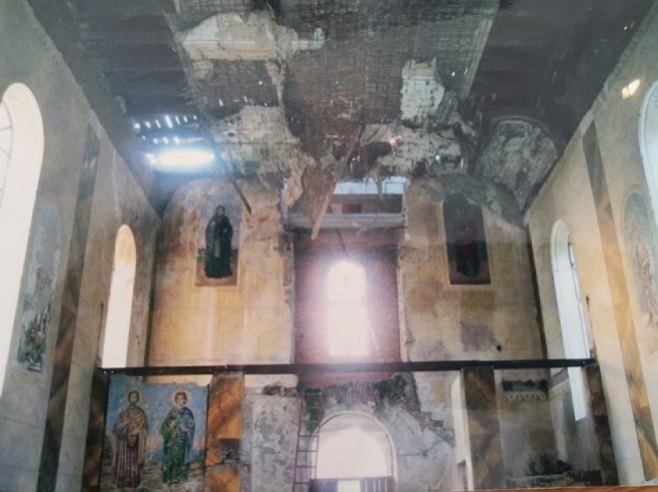 Уништена црква - Фото: СРНА