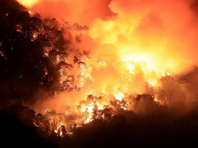 Пожар (Фото: EPA-EFE/MAHMUT SERDAR ALAKUS/илустрација) - 