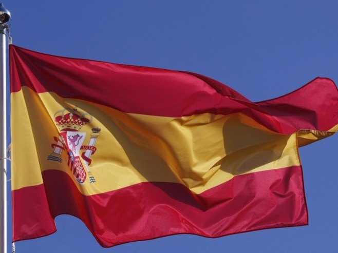 Застава Шпаније  (Фото:EPA-EFE/TOMS KALNINS) - 