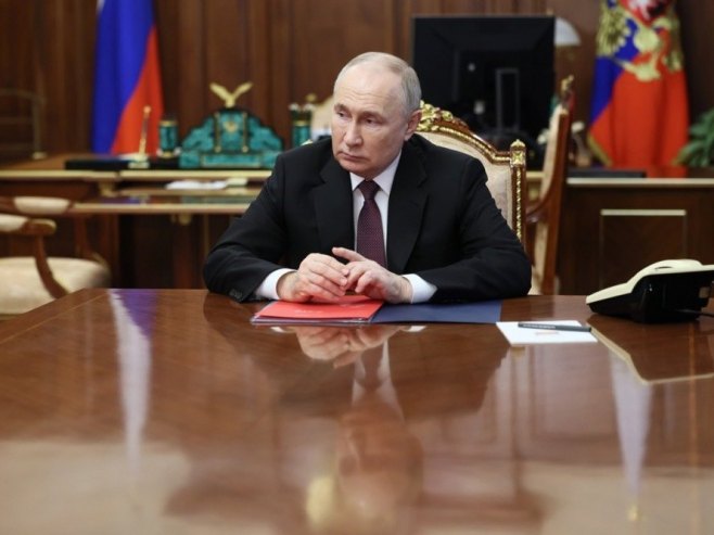 Владимир Путин  (Фото:EPA-EFE/VYACHESLAV PROKOFYEV/SPUTNIK/KREMLIN / POOL MANDATORY CREDIT) - 