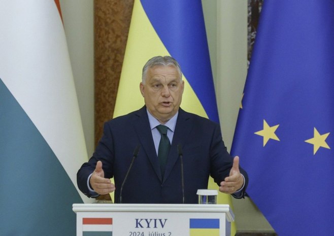 Виктор Орбан (фото: EPA-EFE/SERGEY DOLZHENKO) - 