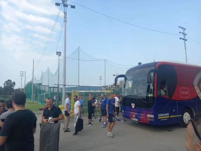 Fudbaleri Borca stigli u Banjaluku (FOTO: RTRS)