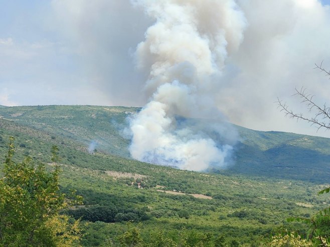 Пожар код Љубиња - Фото: РТРС