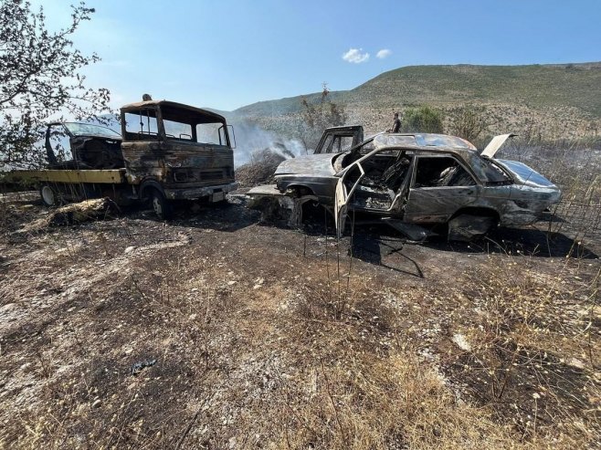 Пожар на подручју Мостара (Фото: instagram.com/pvp_mostar_vatrogasci) - 
