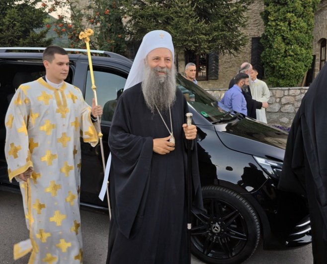 Патријарх српски Порфирије стигао у Беране - Фото: СРНА