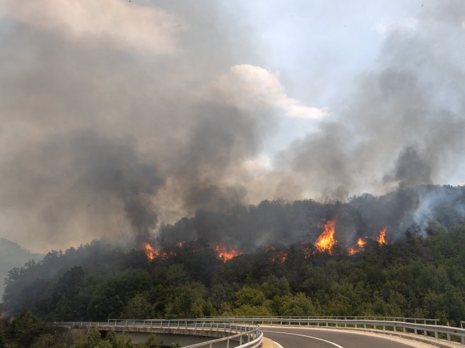 Пожар у Хрватској (Фото: EPA-EFE/GEORGI LICOVSKI) - 