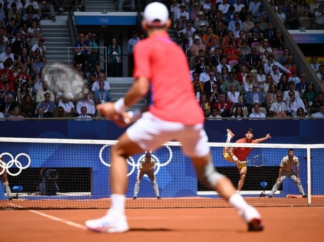 Đoković i Alkaraz (Foto: EPA/CAROLINE BLUMBERG) 