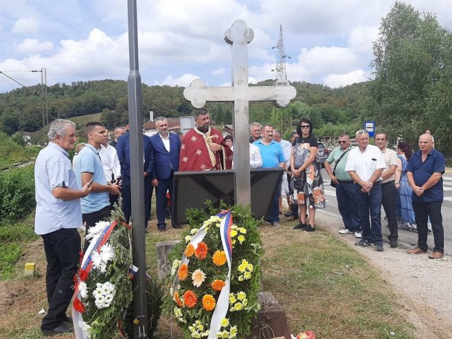 Sjećanje na žrtve "Oluje" u Svodni (Foto: RTRS)