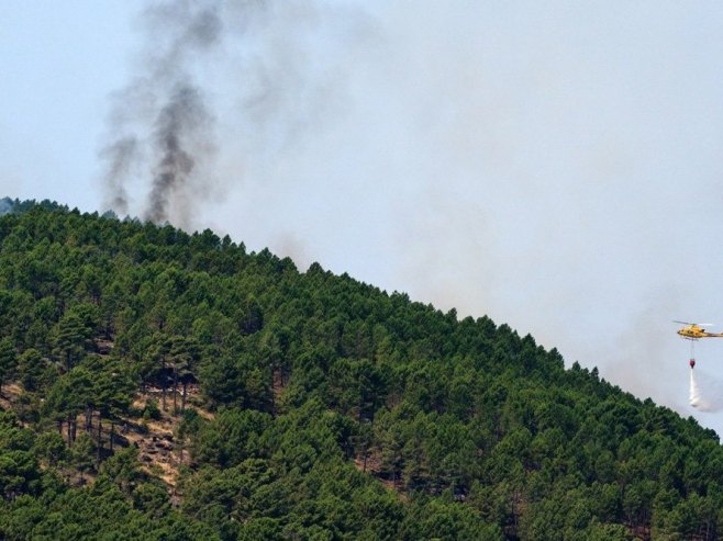 Пожар код Шибеника стављен под контролу, гасила га четири канадера (ФОТО)