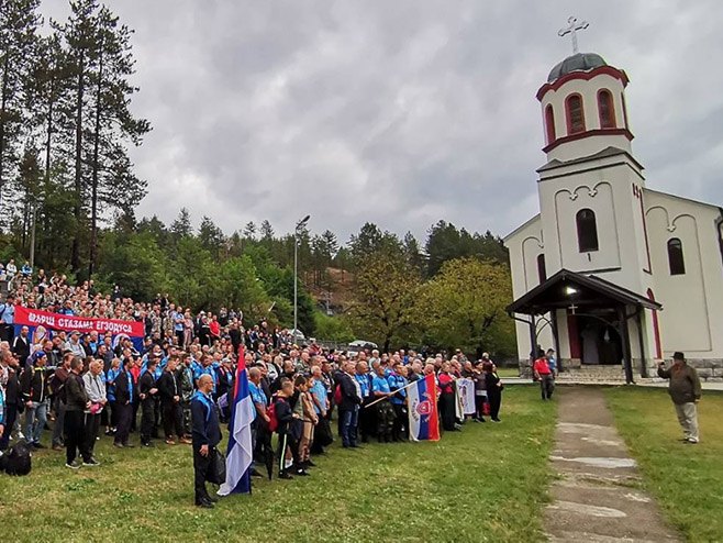 Марш "Стазама егзодуса" - Фото: СРНА