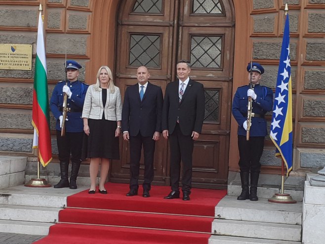 Cvijanović i Bećirović dočekali Radeva (Foto: Ustupljena fotografija)