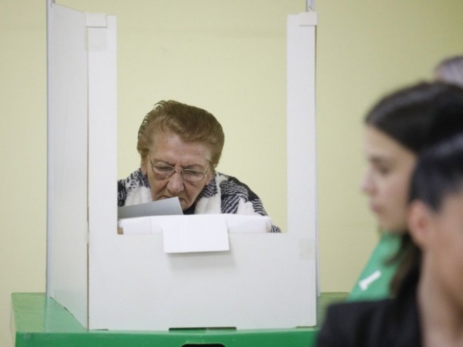 Парламентарни избори у Грузији (фото: EPA-EFE/DAVID MDZINARISHVILI) - 