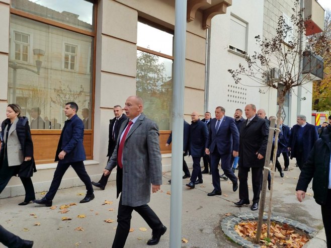 Delegacije Srpske i Srbije u Trebinju (Foto: RTRS)